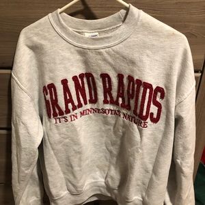 Grand Rapids Minnesota crewneck